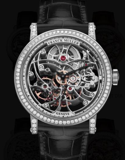 Franck Muller Round Men Skeleton Replica Watch for Sale Cheap Price 7042 B S6 SQT D1R OG